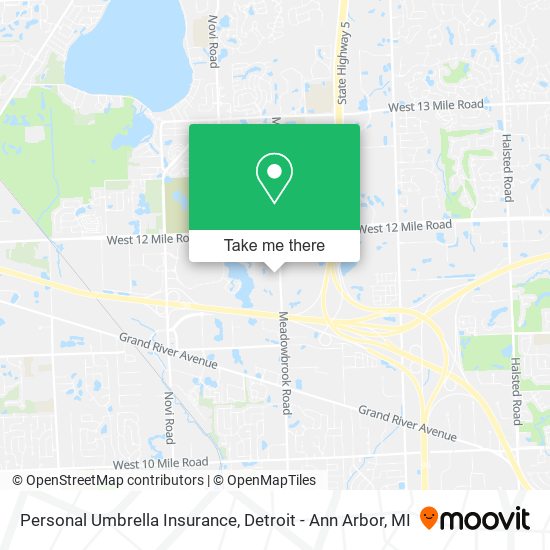 Personal Umbrella Insurance map