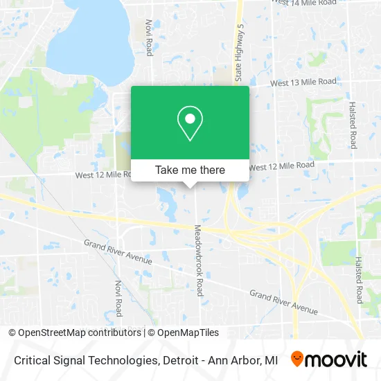 Critical Signal Technologies map