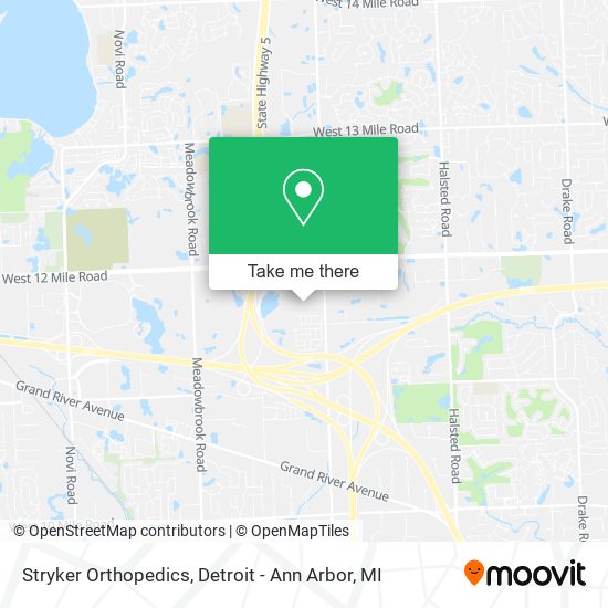Mapa de Stryker Orthopedics