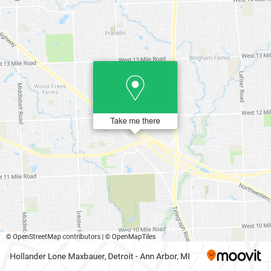 Hollander Lone Maxbauer map