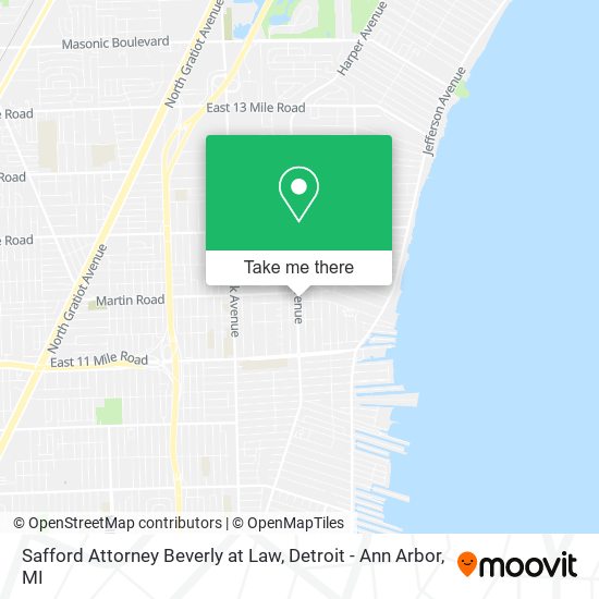 Mapa de Safford Attorney Beverly at Law