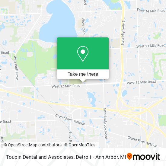 Mapa de Toupin Dental and Associates