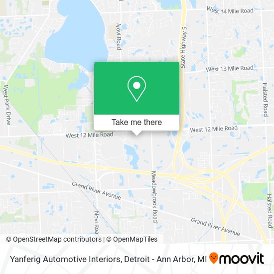 Yanferig Automotive Interiors map