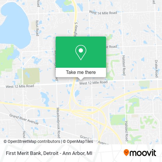Mapa de First Merit Bank