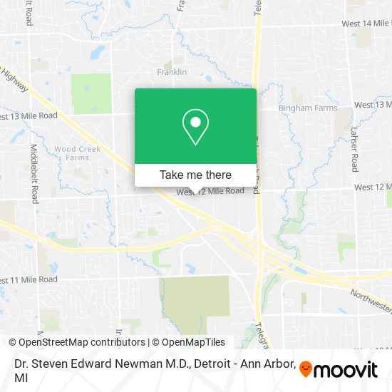 Dr. Steven Edward Newman M.D. map