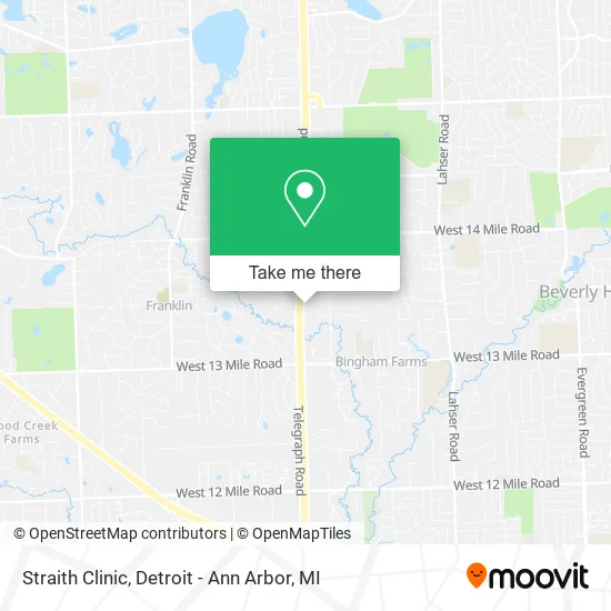 Straith Clinic map
