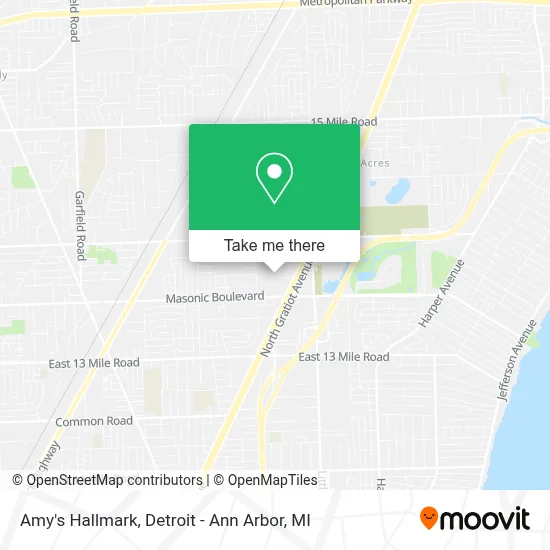 Amy's Hallmark map