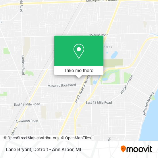 Mapa de Lane Bryant