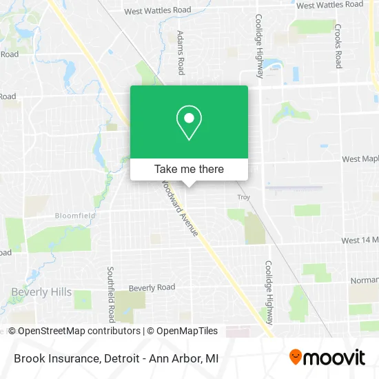 Brook Insurance map