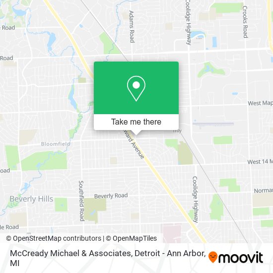 McCready Michael & Associates map