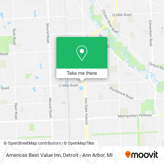 Americas Best Value Inn map