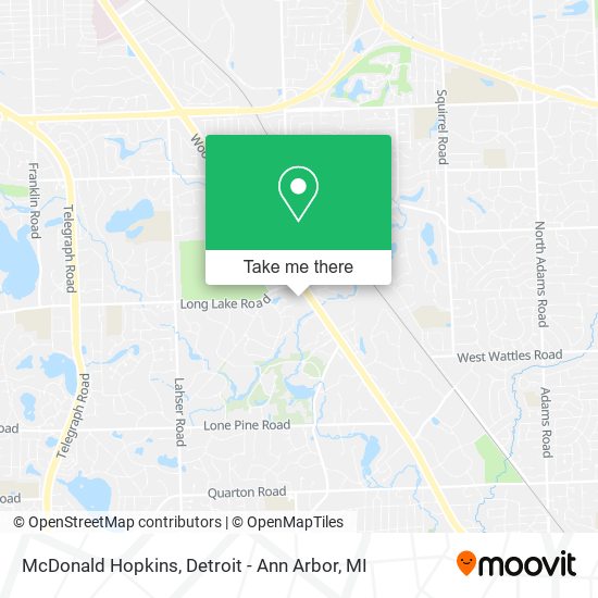 McDonald Hopkins map