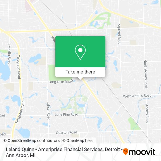 Leland Quinn - Ameriprise Financial Services map