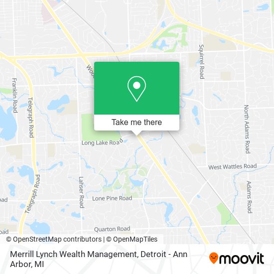 Mapa de Merrill Lynch Wealth Management