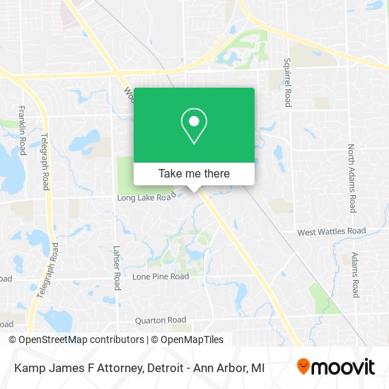 Mapa de Kamp James F Attorney