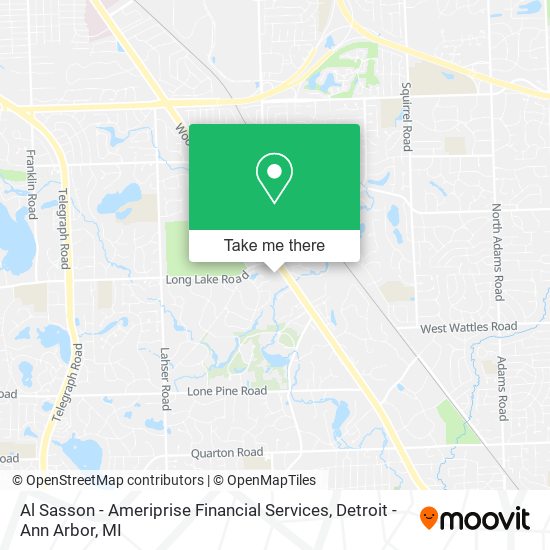 Mapa de Al Sasson - Ameriprise Financial Services
