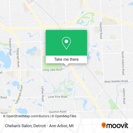 Chelian's Salon map