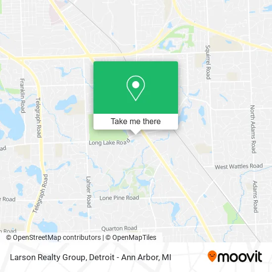 Larson Realty Group map