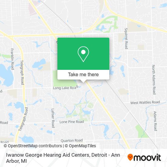 Mapa de Iwanow George Hearing Aid Centers