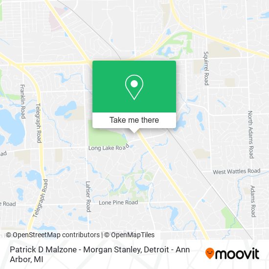 Patrick D Malzone - Morgan Stanley map
