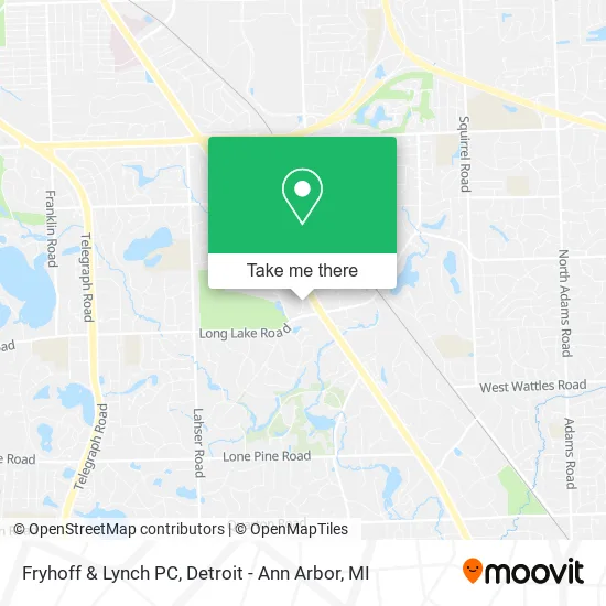 Fryhoff & Lynch PC map