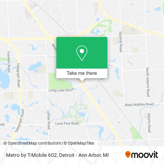 Metro by T-Mobile 602 map