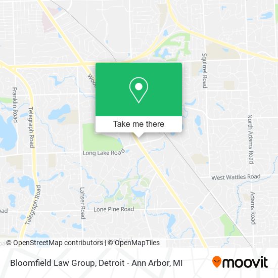 Bloomfield Law Group map