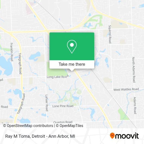 Ray M Toma map