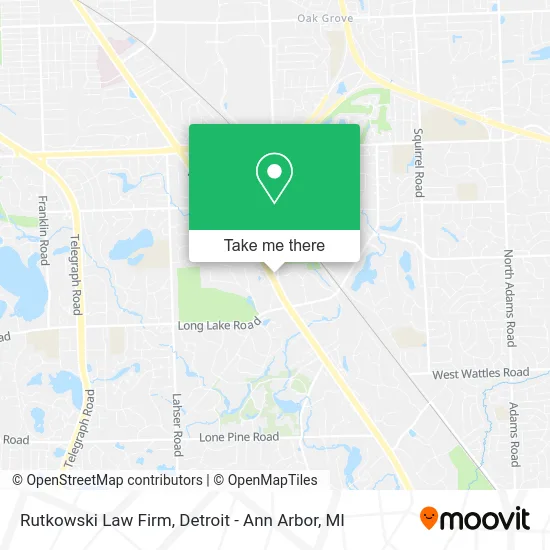 Rutkowski Law Firm map