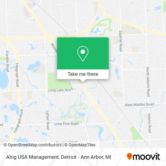 Mapa de Alrig USA Management