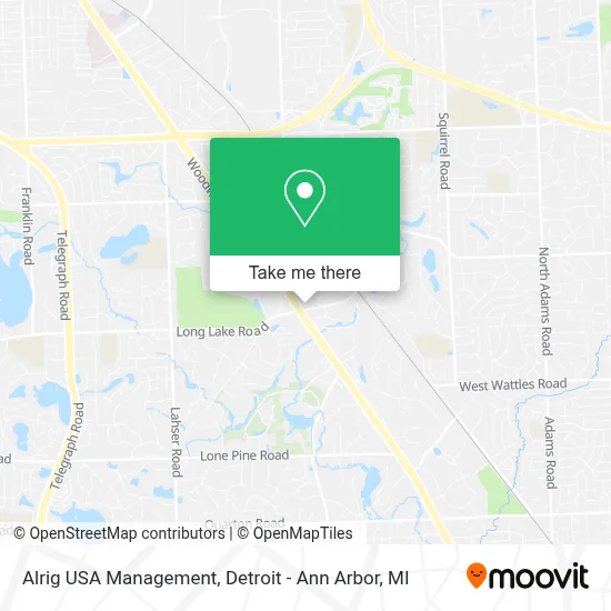 Alrig USA Management map