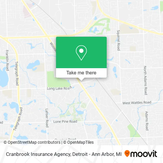 Cranbrook Insurance Agency map