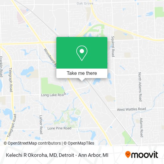 Mapa de Kelechi R Okoroha, MD