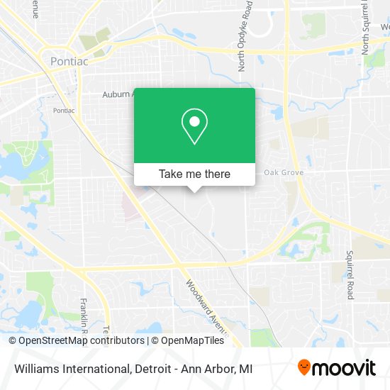 Williams International map