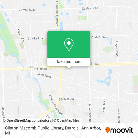 Mapa de Clinton-Macomb Public Library