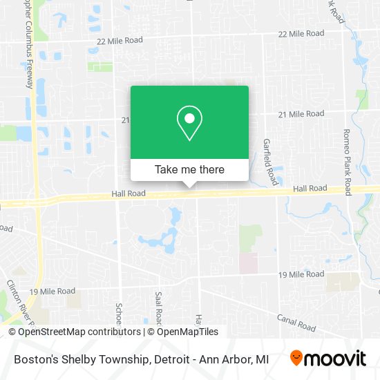 Boston's Shelby Township map