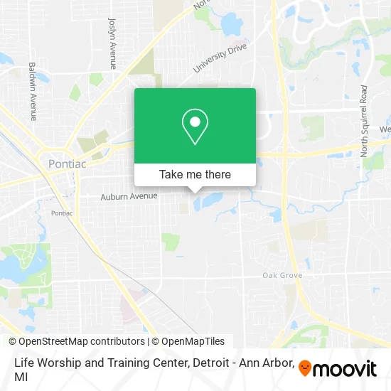 Life Worship and Training Center map