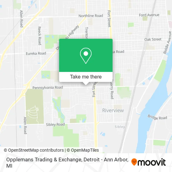 Opplemans Trading & Exchange map