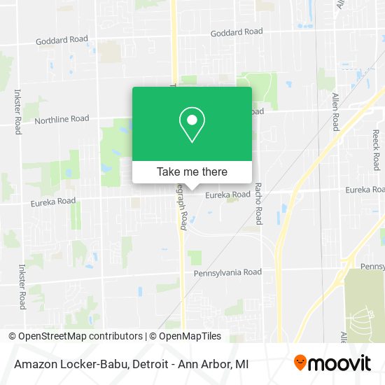 Mapa de Amazon Locker-Babu