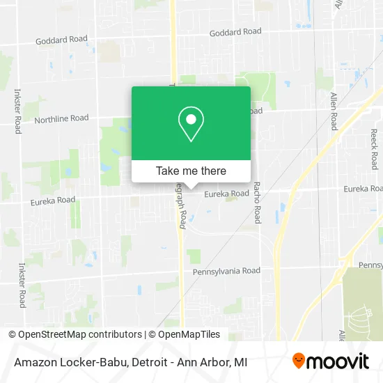 Amazon Locker-Babu map