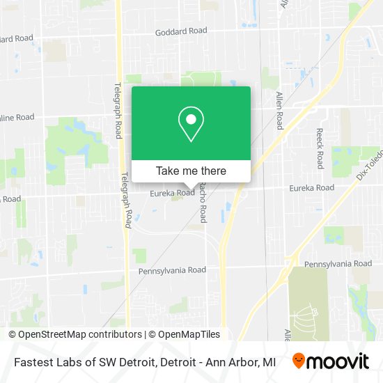 Fastest Labs of SW Detroit map