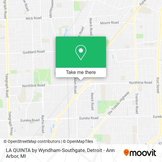 Mapa de LA QUINTA by Wyndham-Southgate