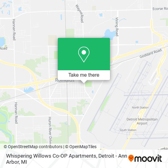 Mapa de Whispering Willows Co-OP Apartments