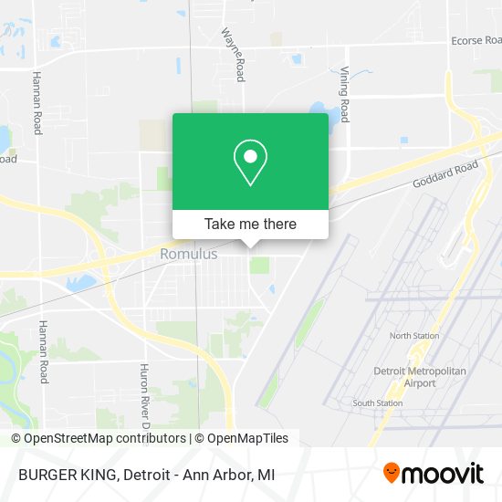 BURGER KING map