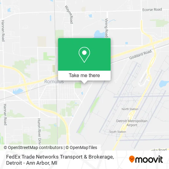 FedEx Trade Networks Transport & Brokerage map