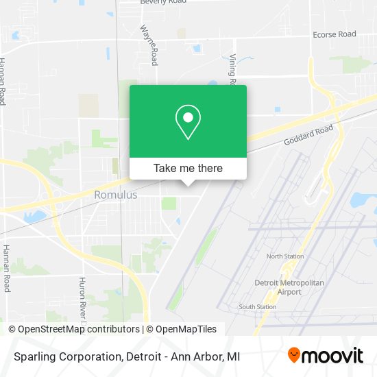 Sparling Corporation map