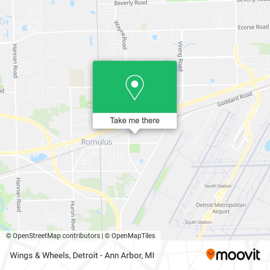 Mapa de Wings & Wheels