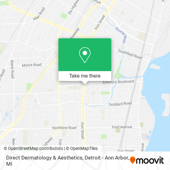Direct Dermatology & Aesthetics map