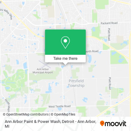 Ann Arbor Paint & Power Wash map