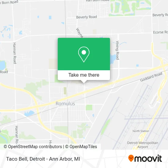 Taco Bell map